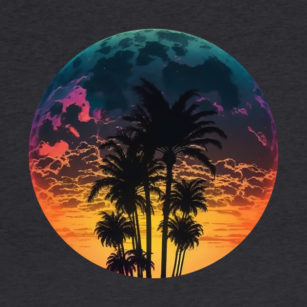 Palm Moon by DavidLoblaw